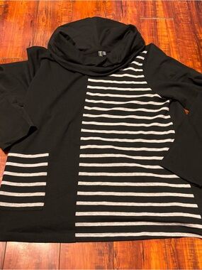 Shannon Passero Black Scoop Neck Top